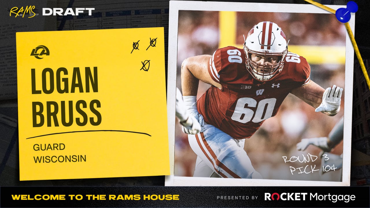 2022 NFL Draft Guard Logan Bruss, Wisconsin, Round 3, Pick 104