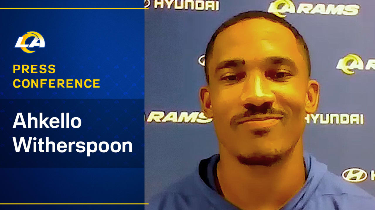 Rams defensive back Ahkello Witherspoon on fumble recovery vs. Colts