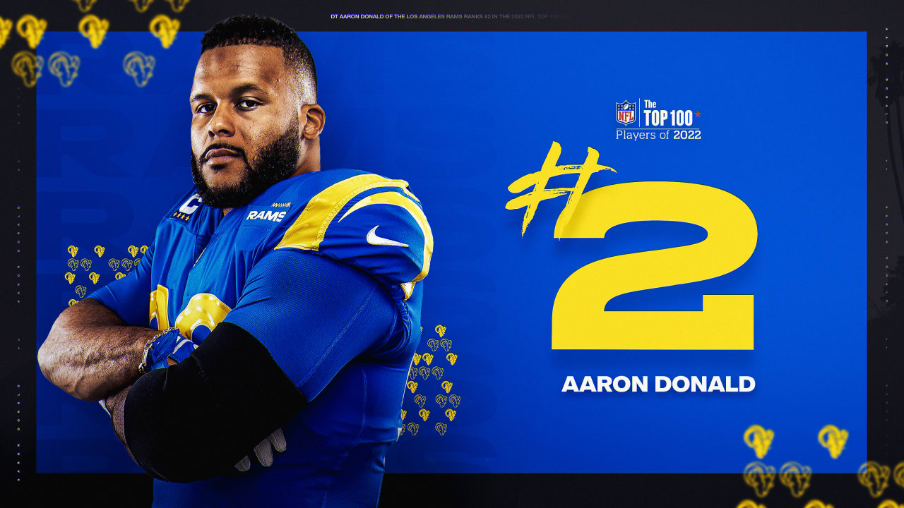 Rams defensive lineman Aaron Donald is No. 2 on NFL Top 100