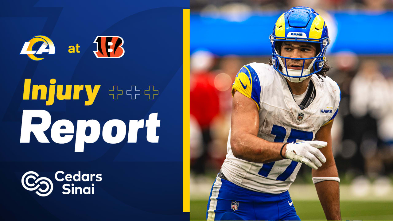 Injury Report 9/23: Rams wide receiver Puka Nacua questionable but