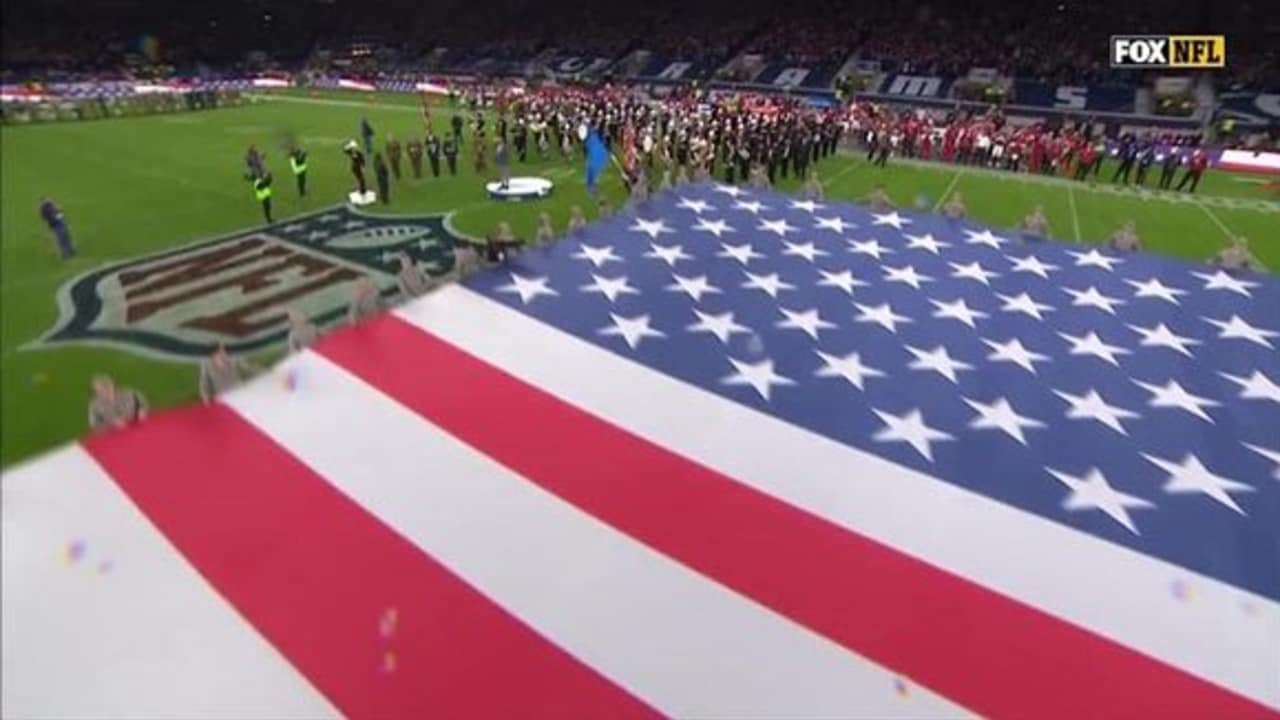 Hamilton Star Chris Jackson sings the Star Spangled Banner