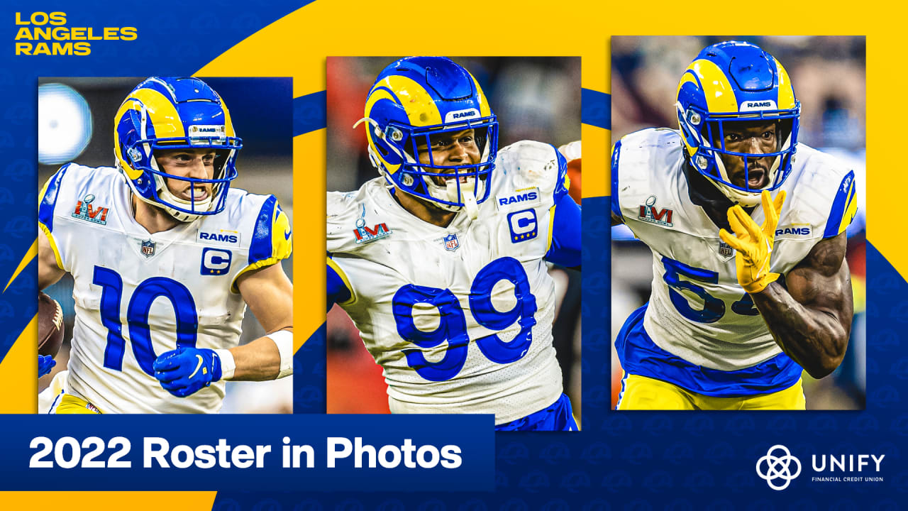 ROSTER PHOTOS: 2022 Rams 53-man roster