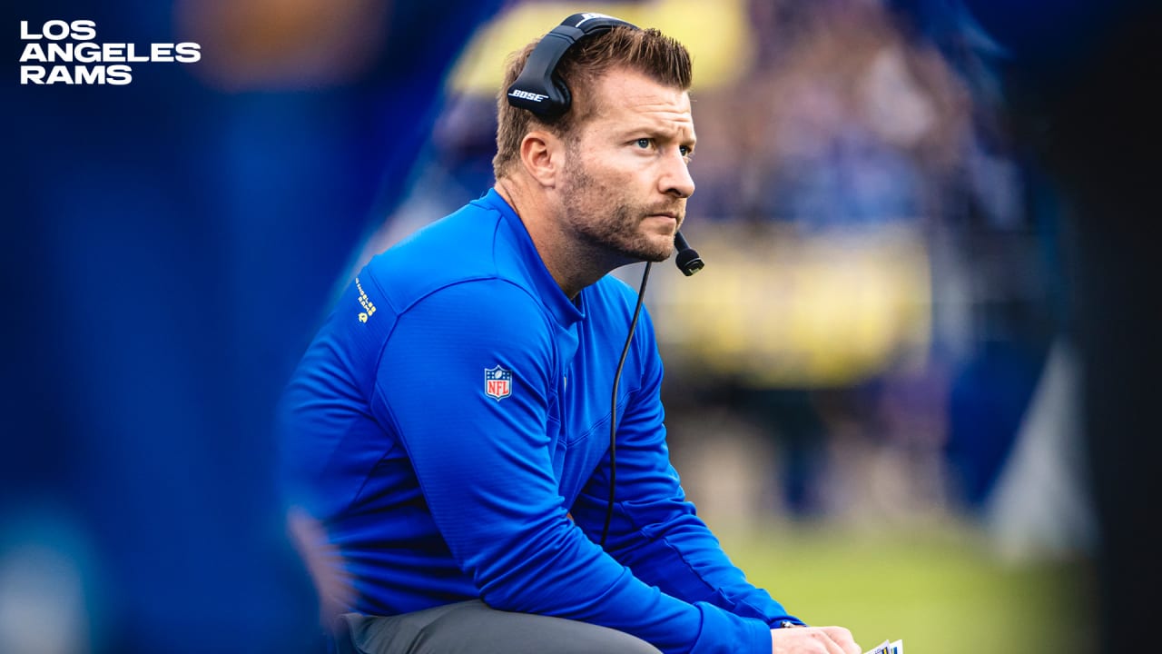 INGLEWOOD, CA - SEPTEMBER 8: Sean McVay head coach of the Rams