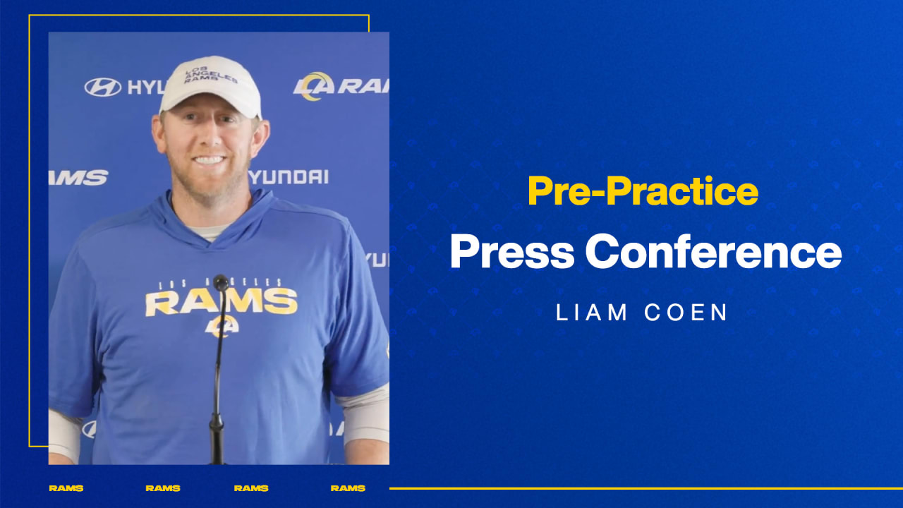 Rams offensive coordinator Liam Coen talks getting wide receiver Allen