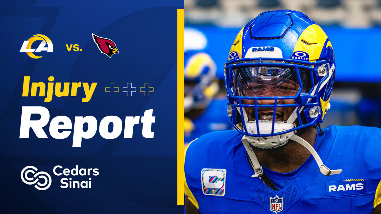 Injury Report 10/13: Rams linebacker Ernest Jones, defensive tackle ...