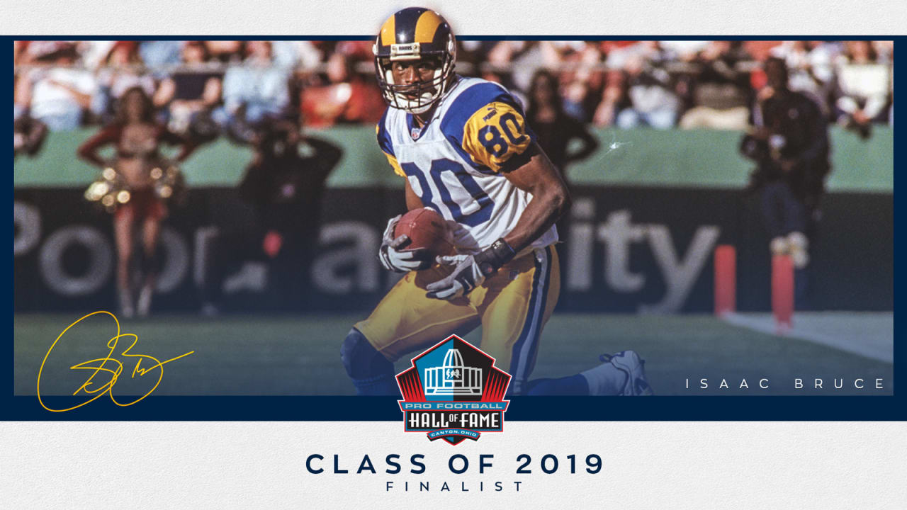 Rams legend Isaac Bruce is elected to Pro Football Hall of Fame 2020 class