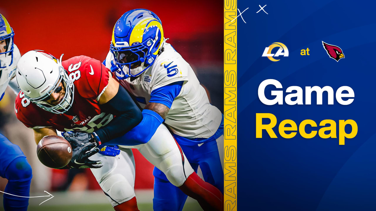 Game Recap: Rams defeat Cardinals 20-12 in road opener - Vimarsana News