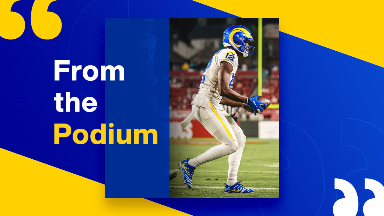 From the Podium: Rams react to 27-24 Monday Night Football win over ...