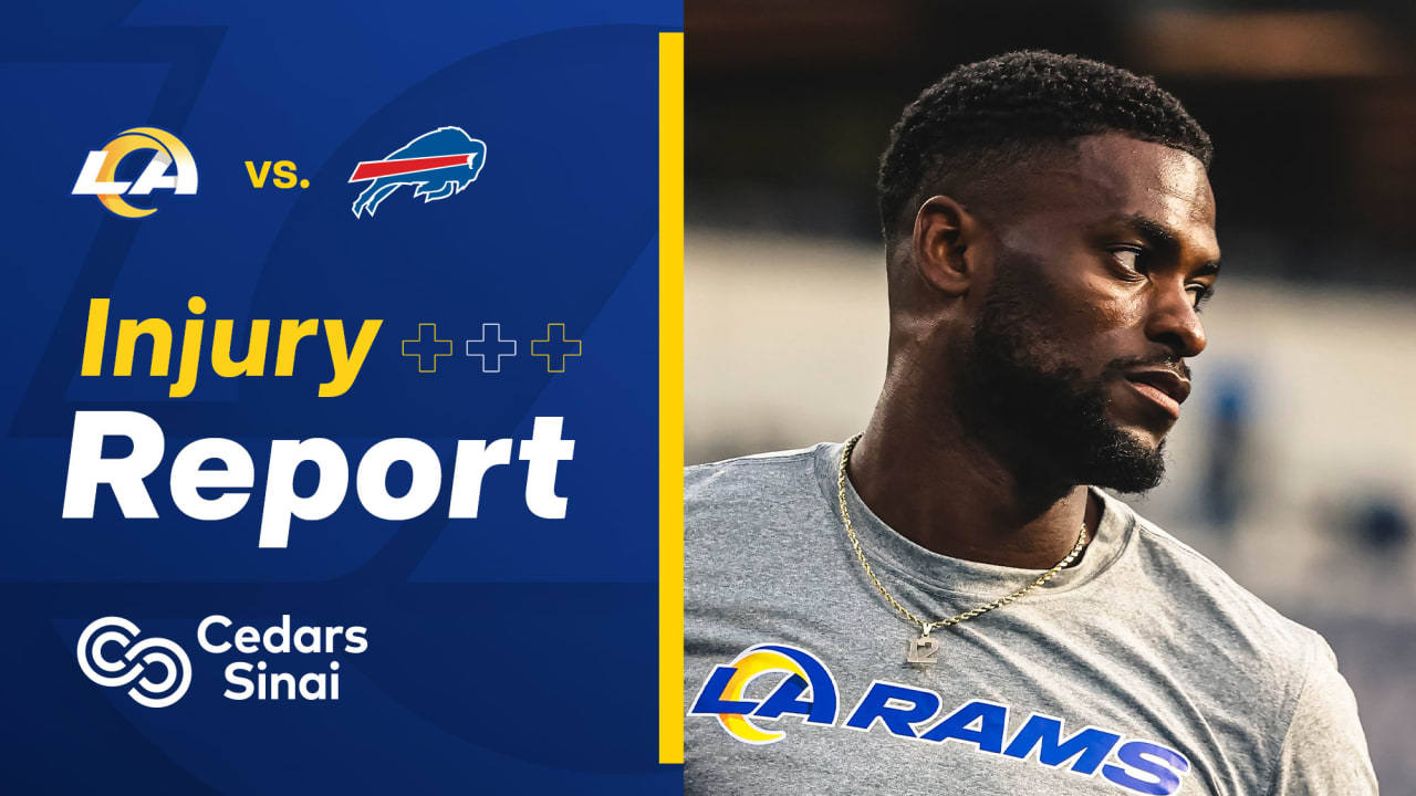 Buffalo Bills vs LA Rams injury report and starting lineup - 2022