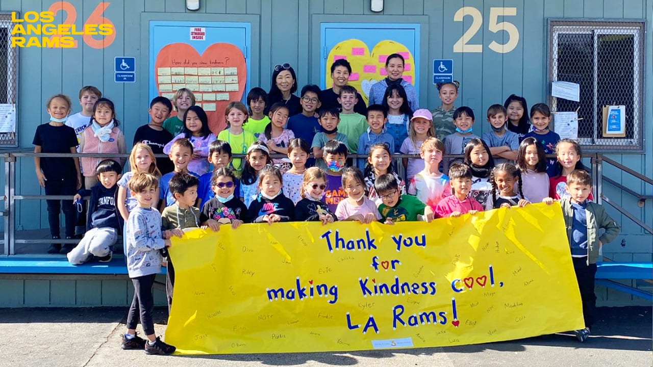 Los Angeles Rams Community | Rams team up with LA Unified School District  to kick off 'Making Caring Common' pilot program at Third Street Elementary