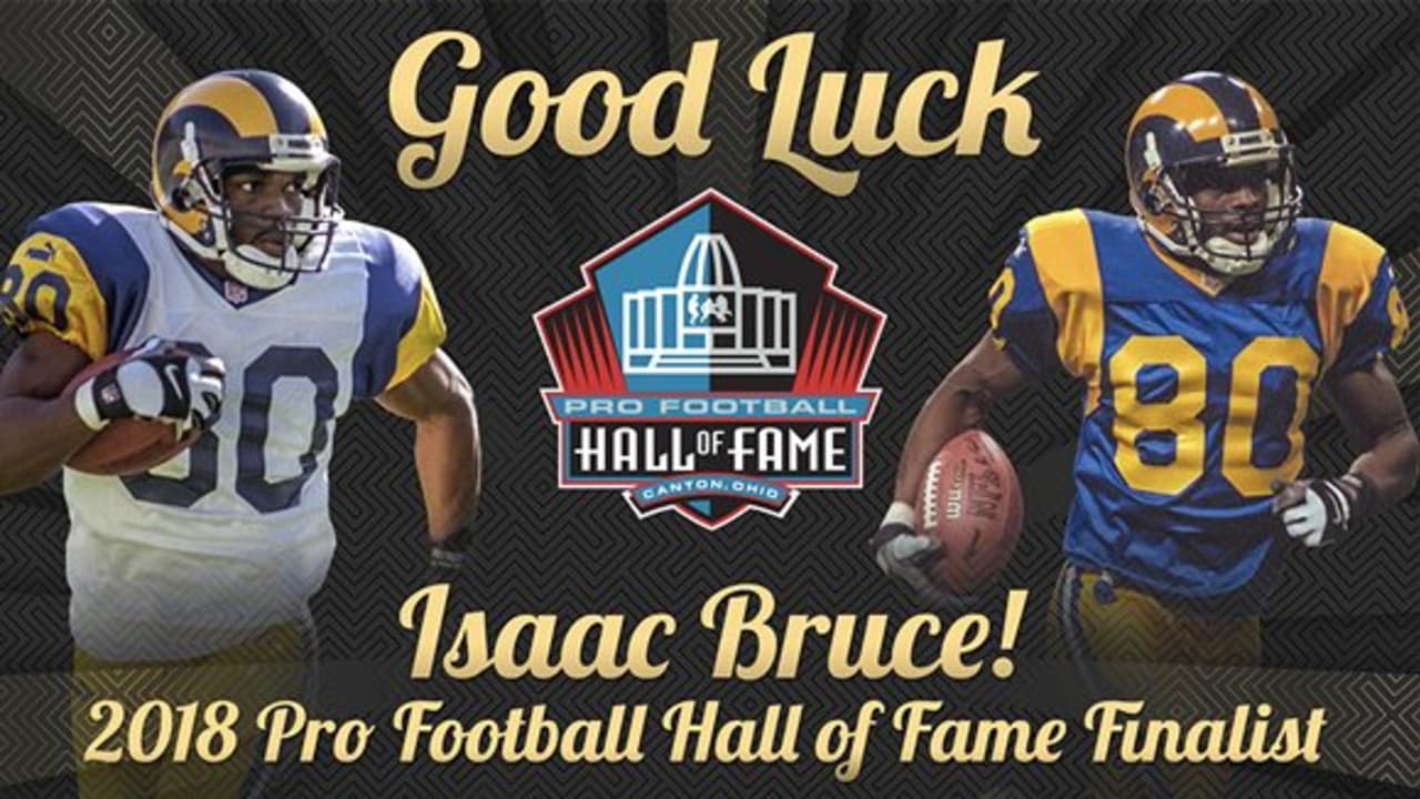 Isaac Bruce once again a finalist on Pro Football Hall of Fame ballot