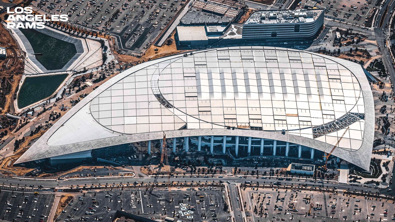 PHOTOS: June aerial shots of SoFi Stadium