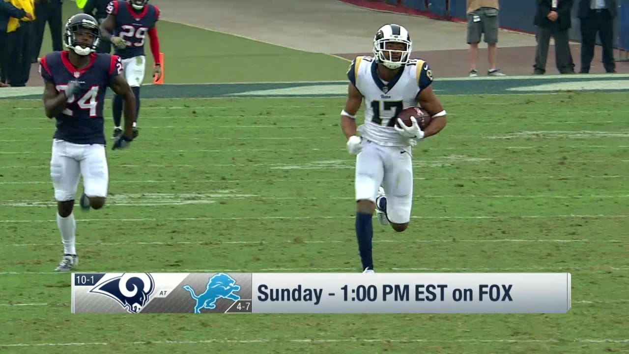 Rams vs. Lions Week 13 preview