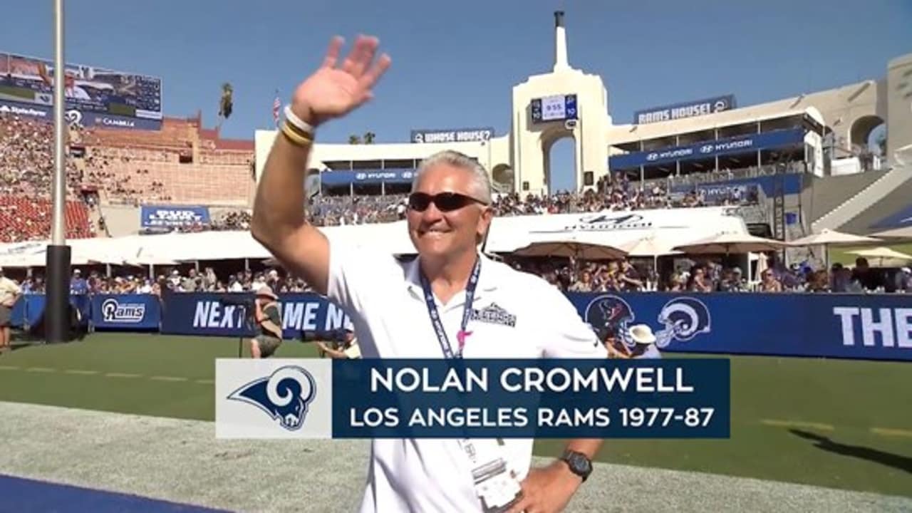 Los Angeles Rams  Rams Legend Nolan Cromwell Honored at Los