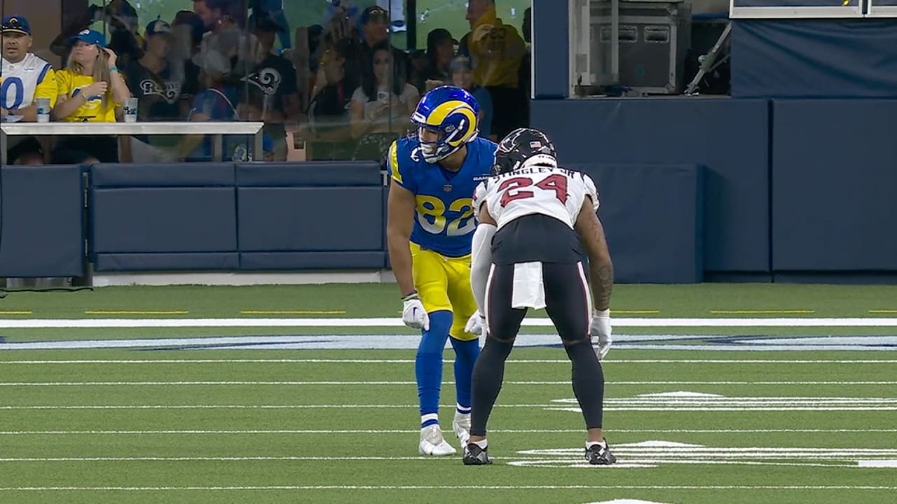 Houston, Texas, USA. October 31. WR Cooper Kupp #10 of the Los Angeles Rams  in action vs the Houston Texans at NRG Stadium in Houston Texas. The Rams  defeat the Texans 38-22.