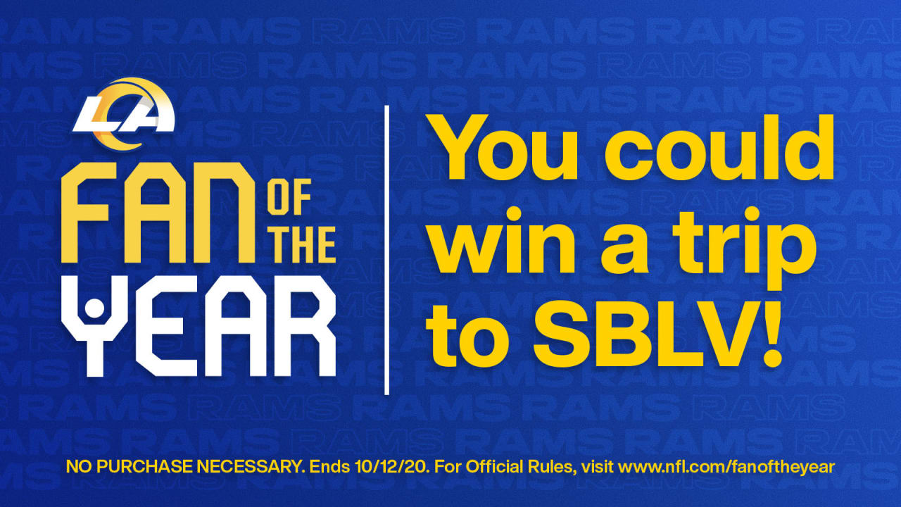 Rams to select “Fan of the Year” for chance to win trip to Super Bowl LV