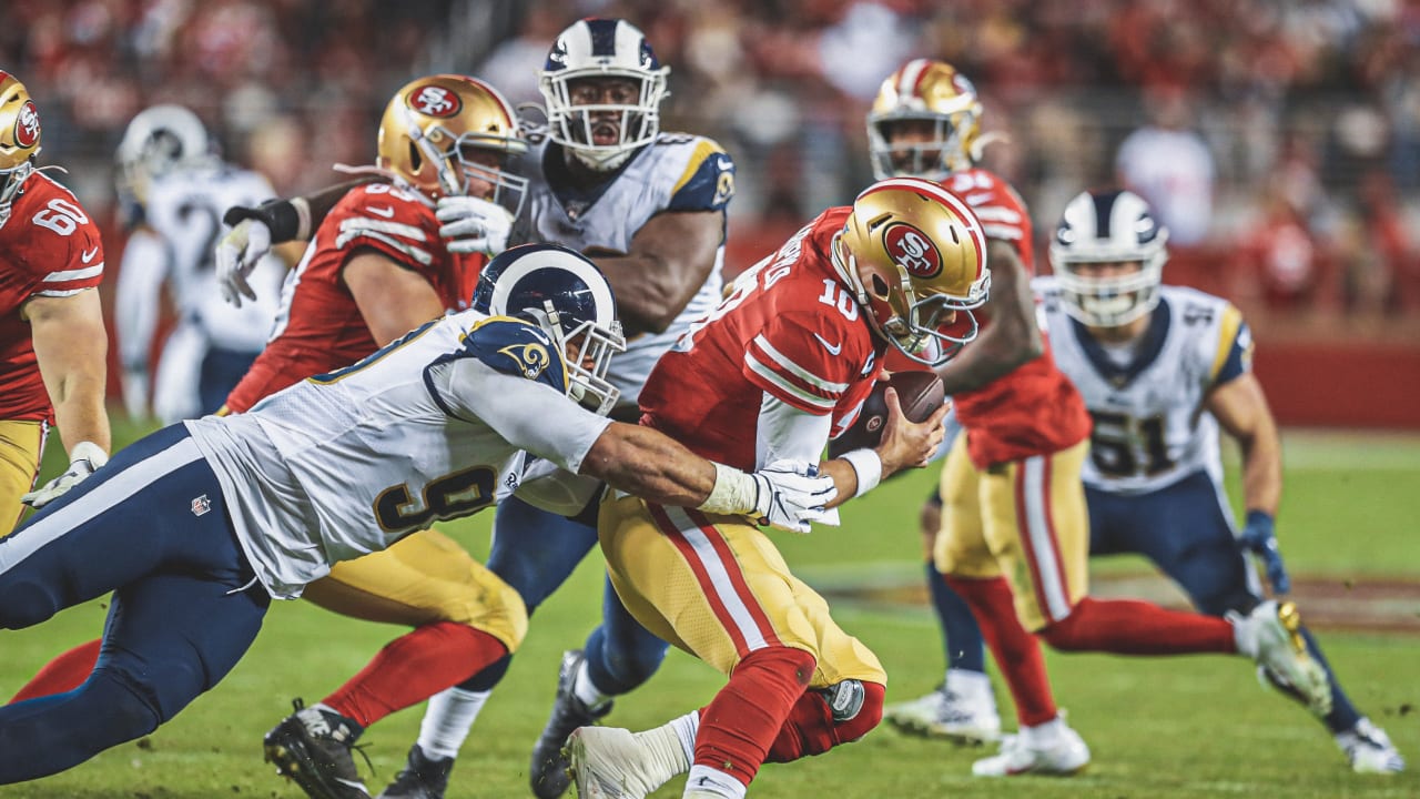 Highlights: Rams DL Aaron Donald pressures 49ers QB Jimmy