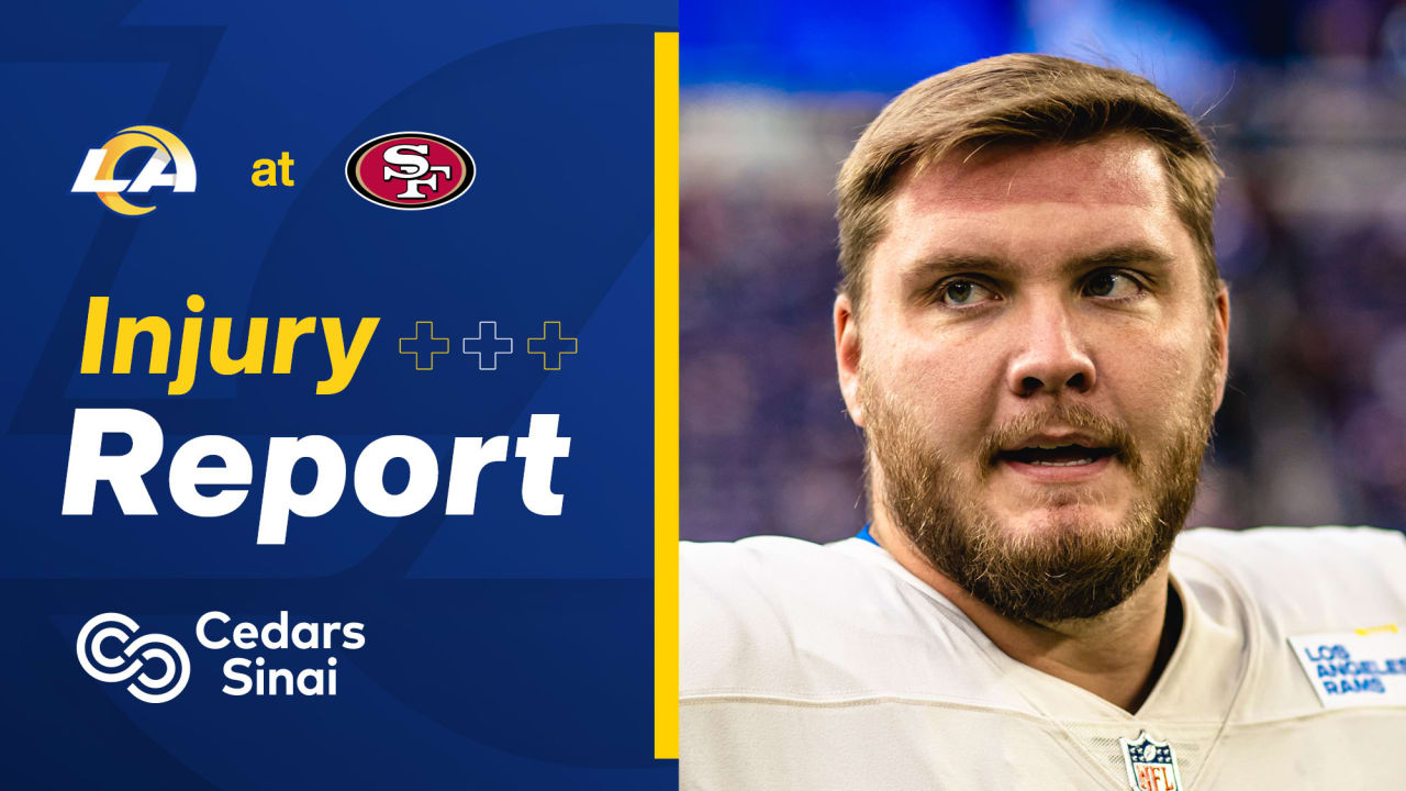 Injury Report 10/1 Rams center Brian Allen, defensive back Cobie