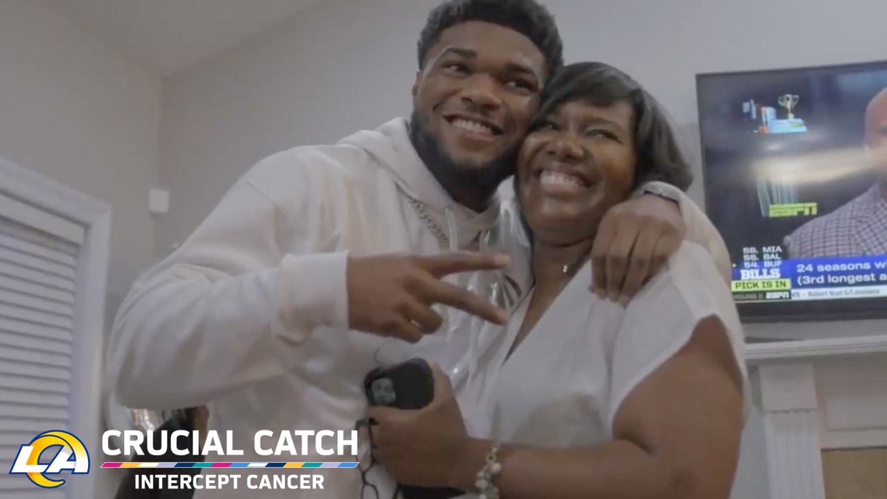 Cam Akers grew from his mother's battle with breast cancer