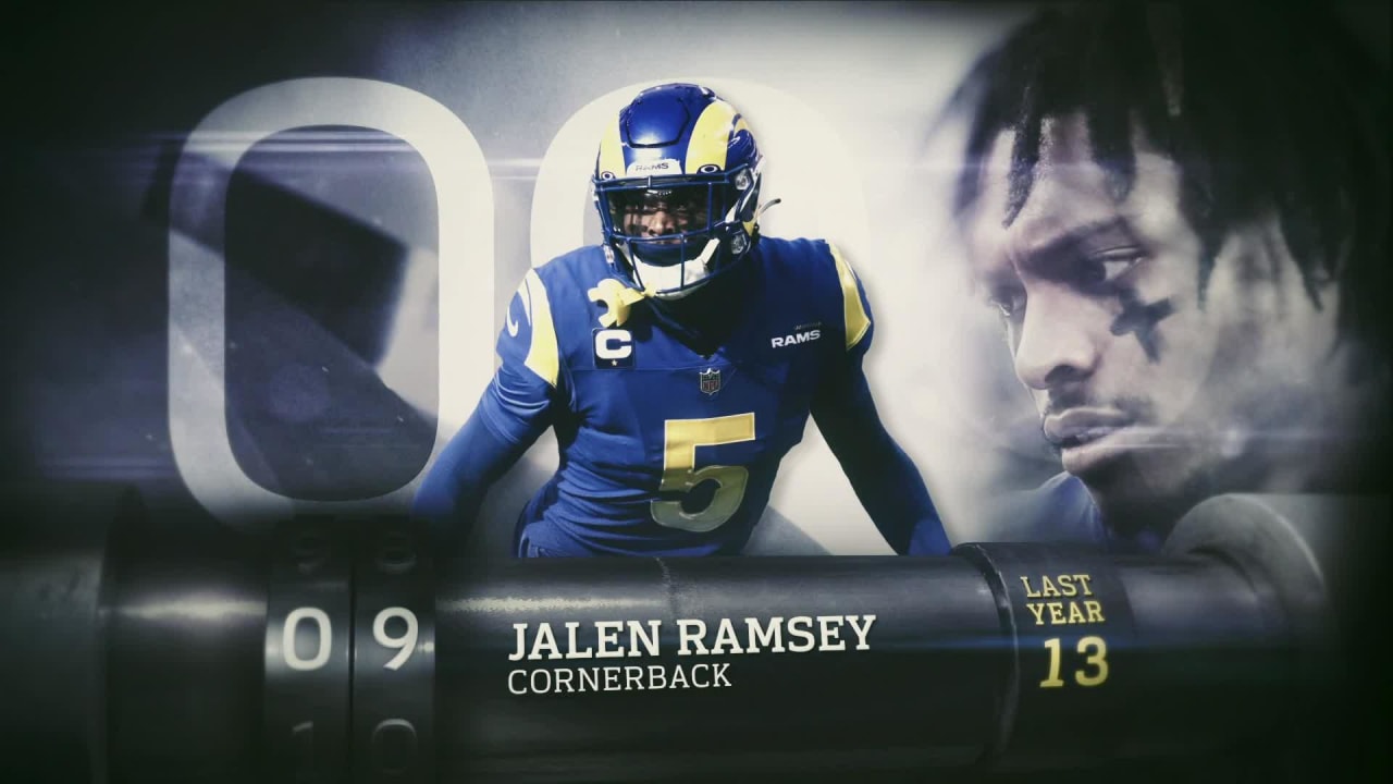 Los Angeles Rams cornerback Jalen Ramsey number 9 on NFL Top 100