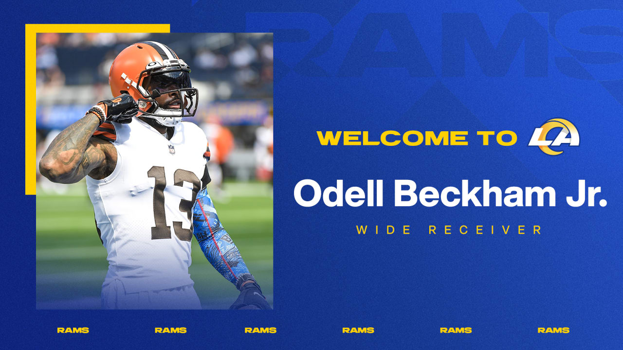 odell beckham jr rams jersey