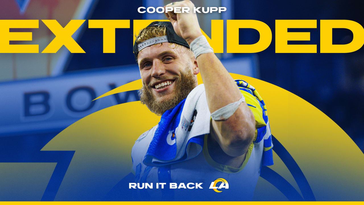 Wide receiver Cooper Kupp signs three-year extension with Rams