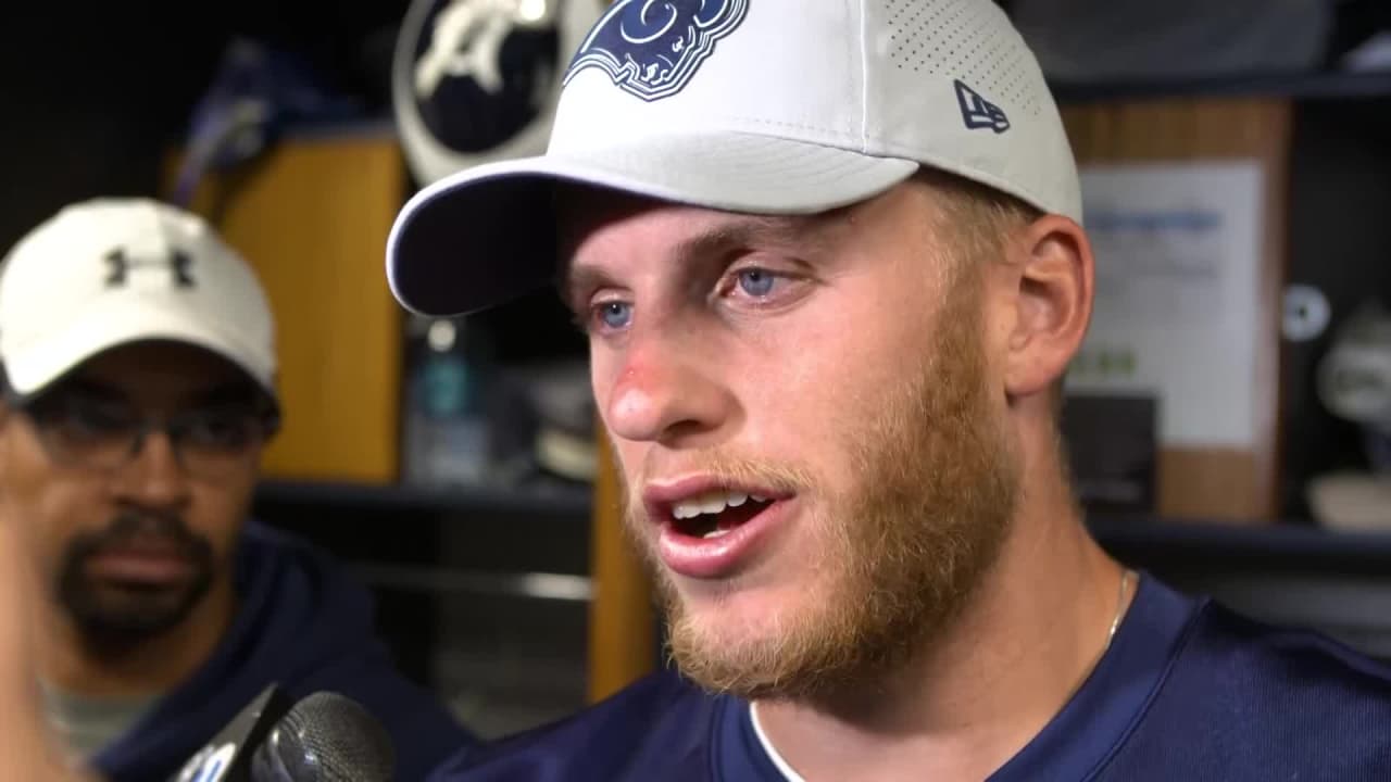 "I wouldn't be out there if I wasn't sure I was 100%." - Cooper Kupp
