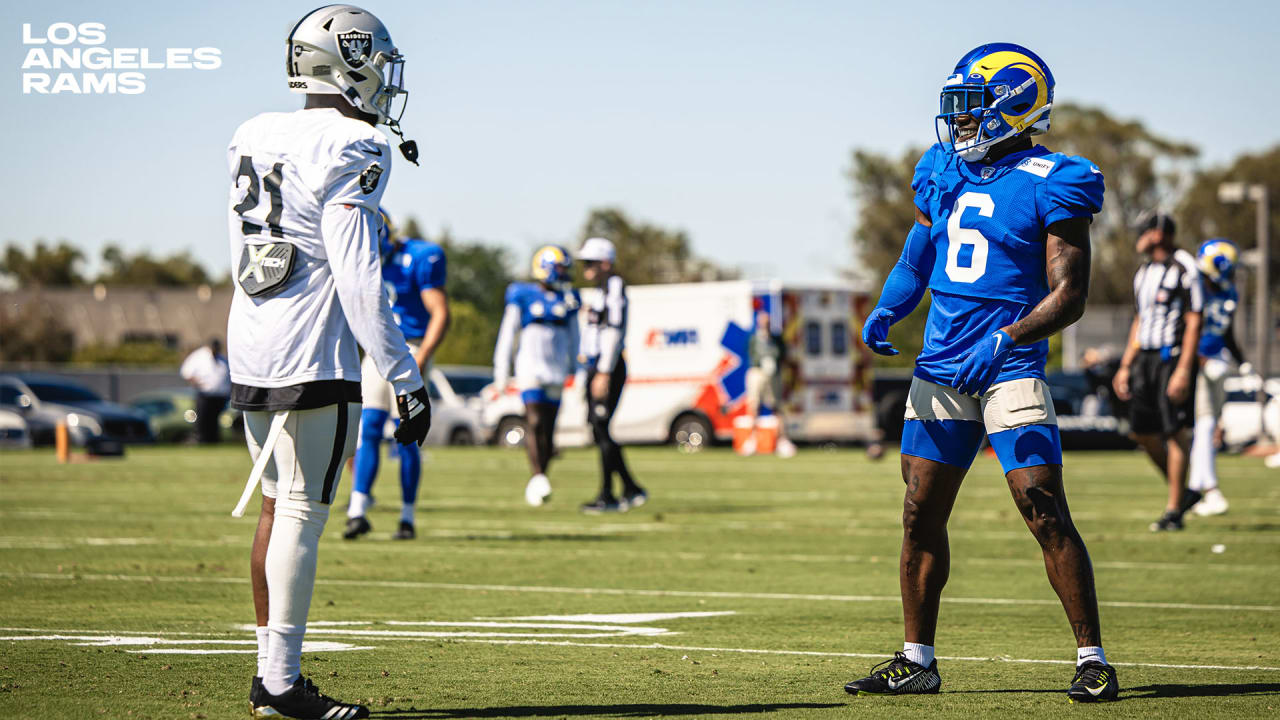 PRACTICE PHOTOS Rams first joint practice with the Las Vegas Raiders