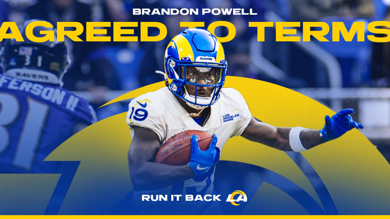 Rams, wide receiver Brandon Powell agree to terms on one-year deal