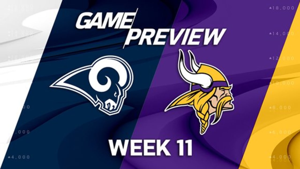NFL Playbook Rams vs. Vikings Preview