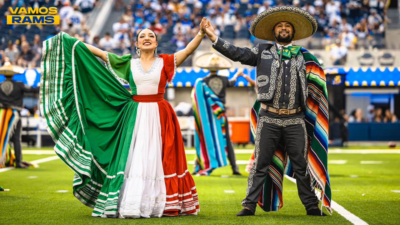 Los Angeles Rams Community  Rams rookies join PLAY 60 Field Day in  celebration of Latino Heritage Month