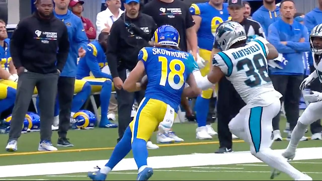 Los Angeles Rams wide receiver Ben Skowronek enters incognito mode on a  sneaky 18-yard catch and run