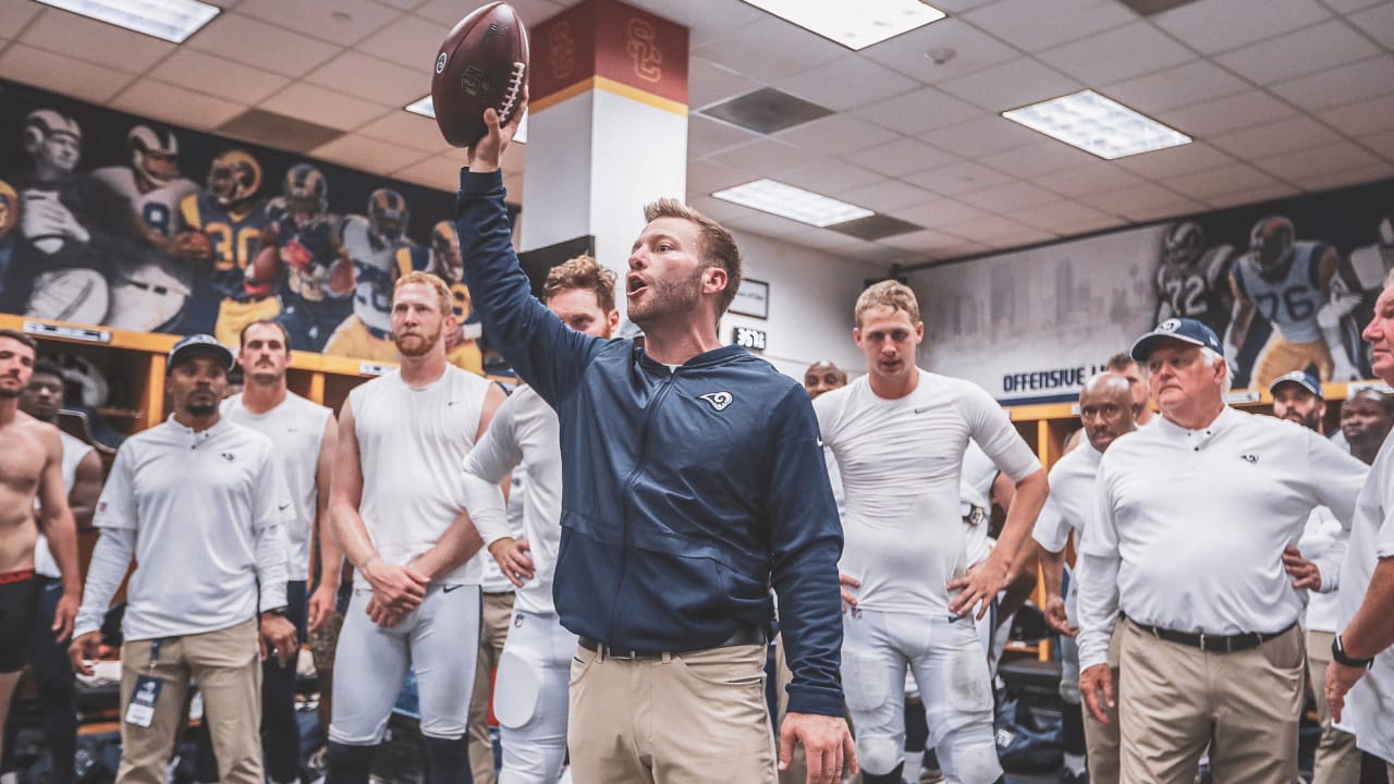 Postgame locker room celebration