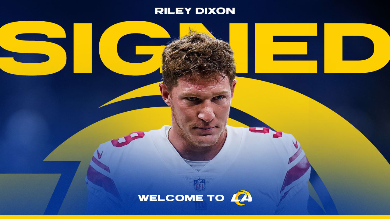 Los Angeles Rams sign former New York Giants punter Riley Dixon