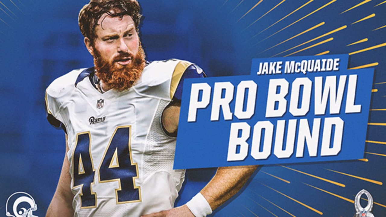 Jake McQuaide Earns 2018 Pro Bowl Bid