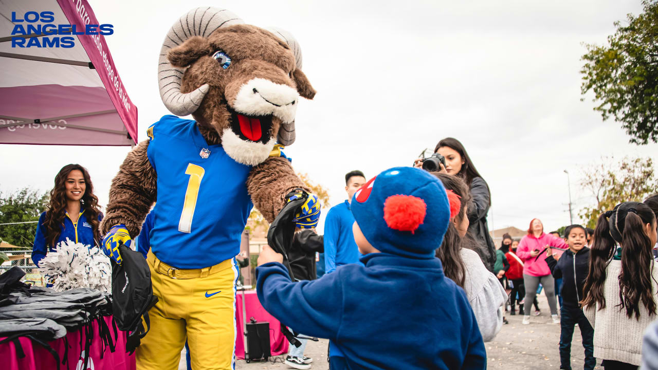 Community Photos: Rampage & Rams Cheerleaders Help Give Away Backpacks 