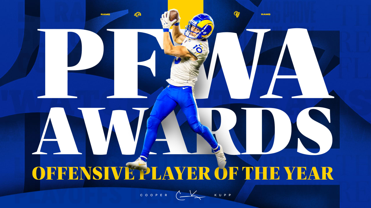 Rams' Cooper Kupp Named 2021 PFWA Offensive Player Of The Year