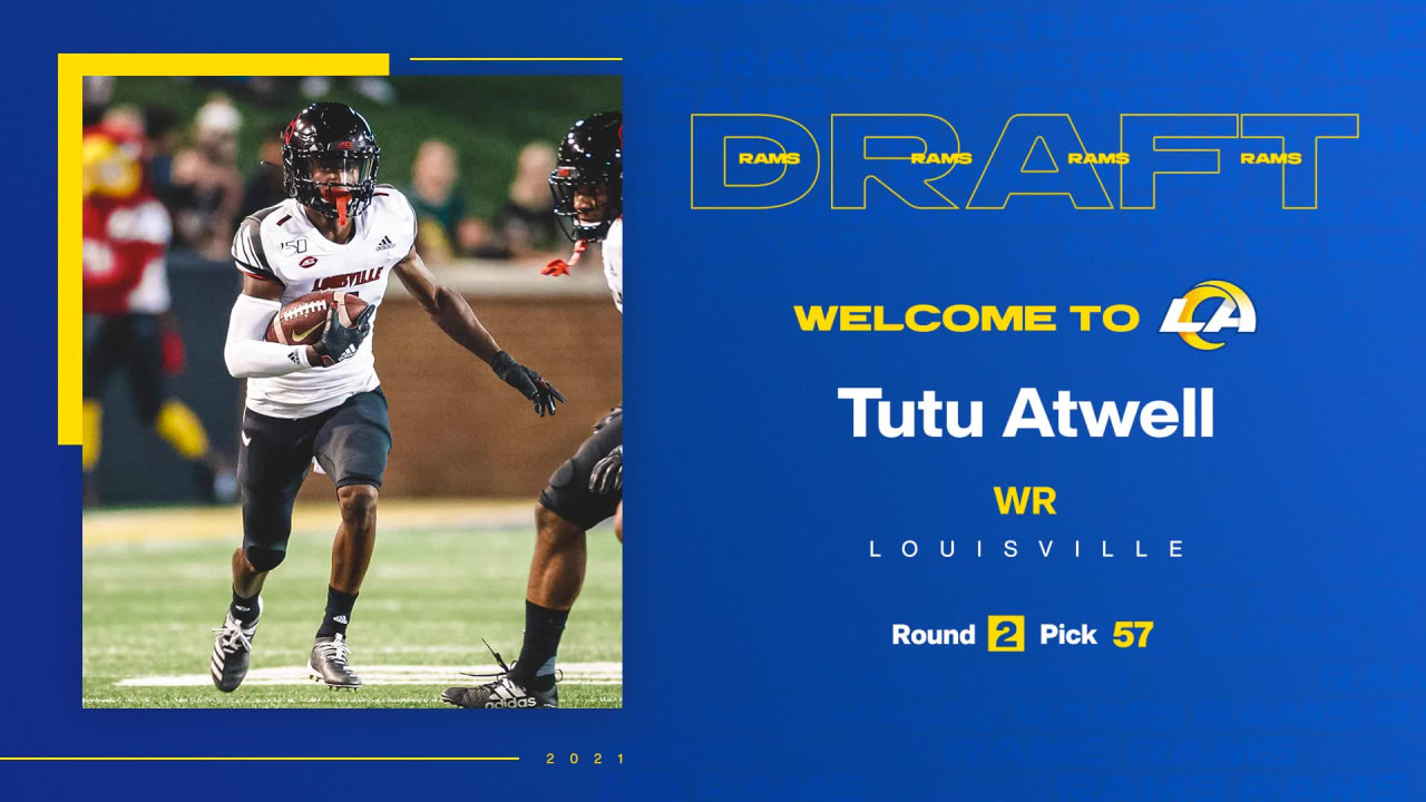 Rams' first pick of draft is receiver Tutu Atwell in Round 2 - Los Angeles  Times