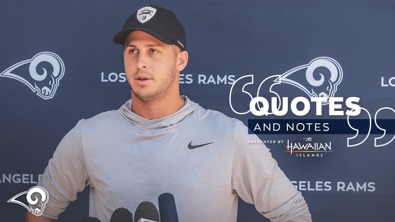 Quotes & Notes 7/27: Cooper Kupp feels good after first day of