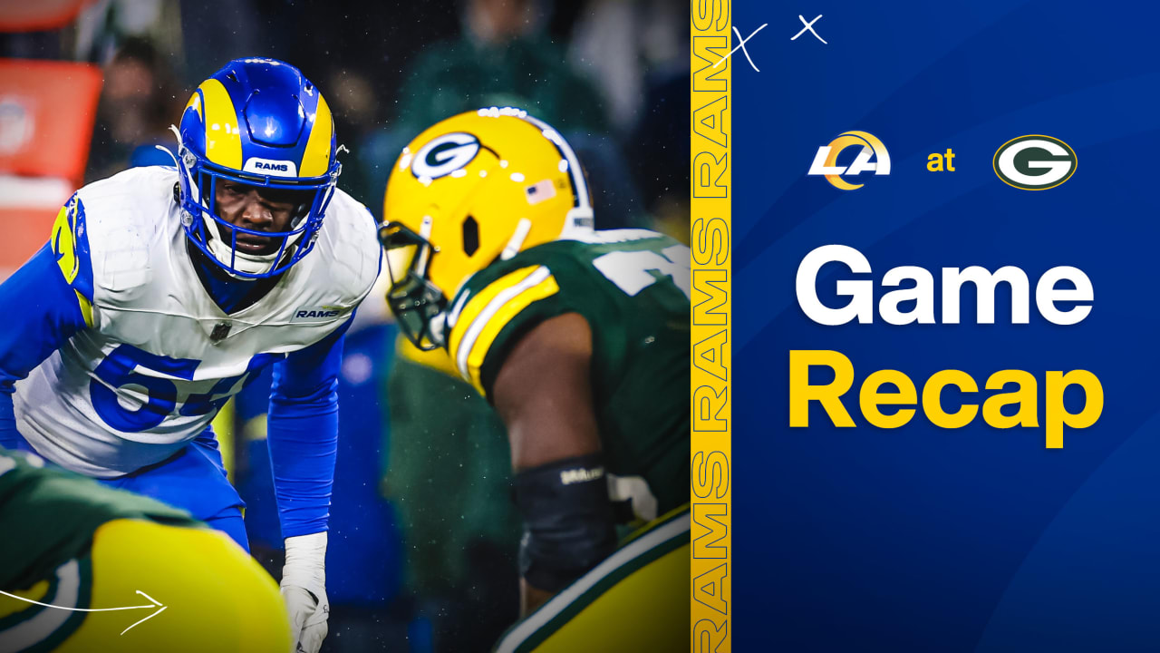 Game Recap Los Angeles Rams fall to Green Bay Packers 2412 on Monday