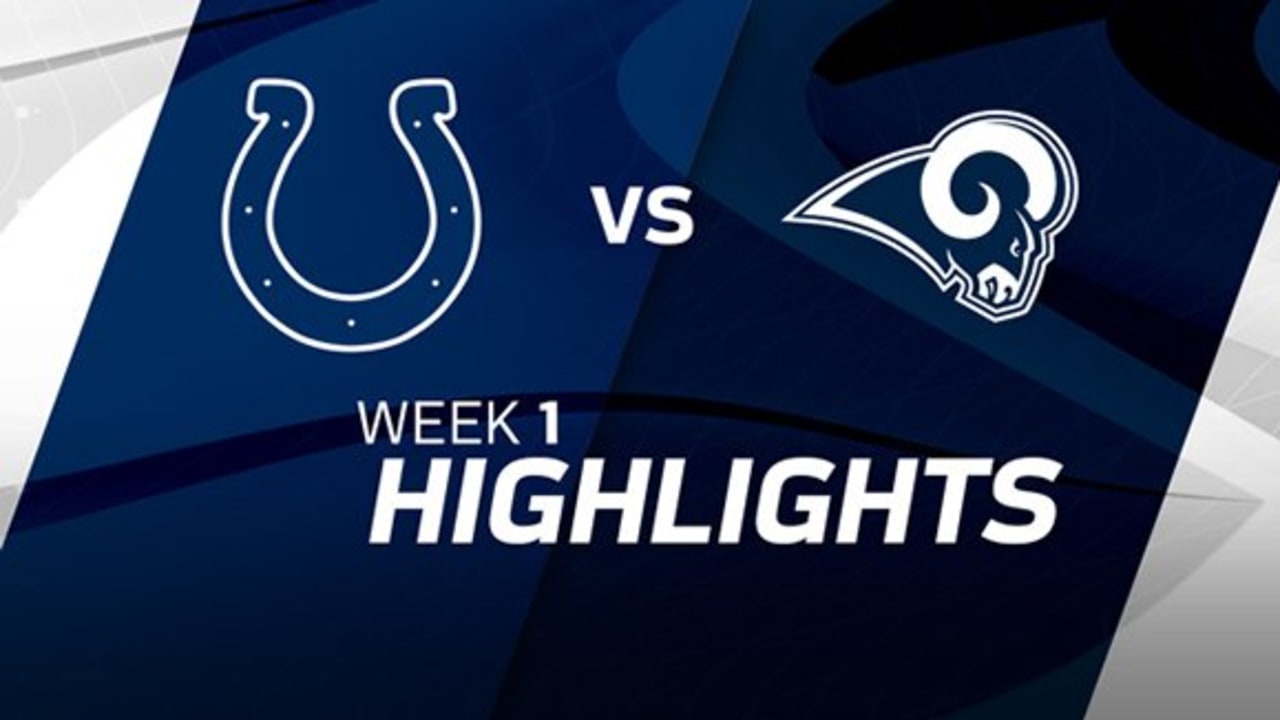 Colts vs. Rams Highlights