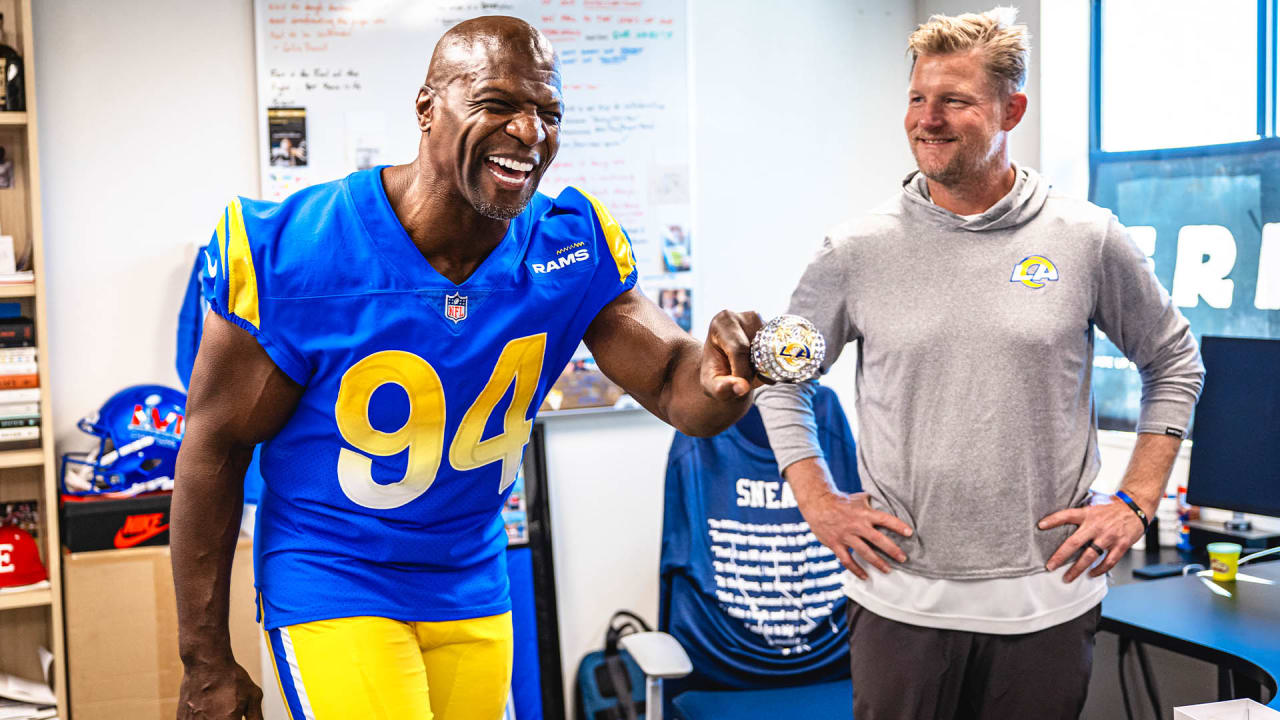 Actor Terry Crews joins the Los Angeles Rams as Rampede Captain I