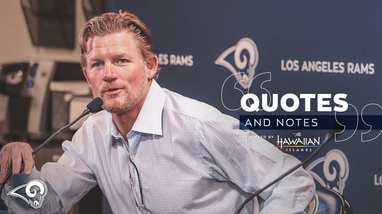 Quotes & Notes 4/25: Rams trade back once again, set for four picks on ...