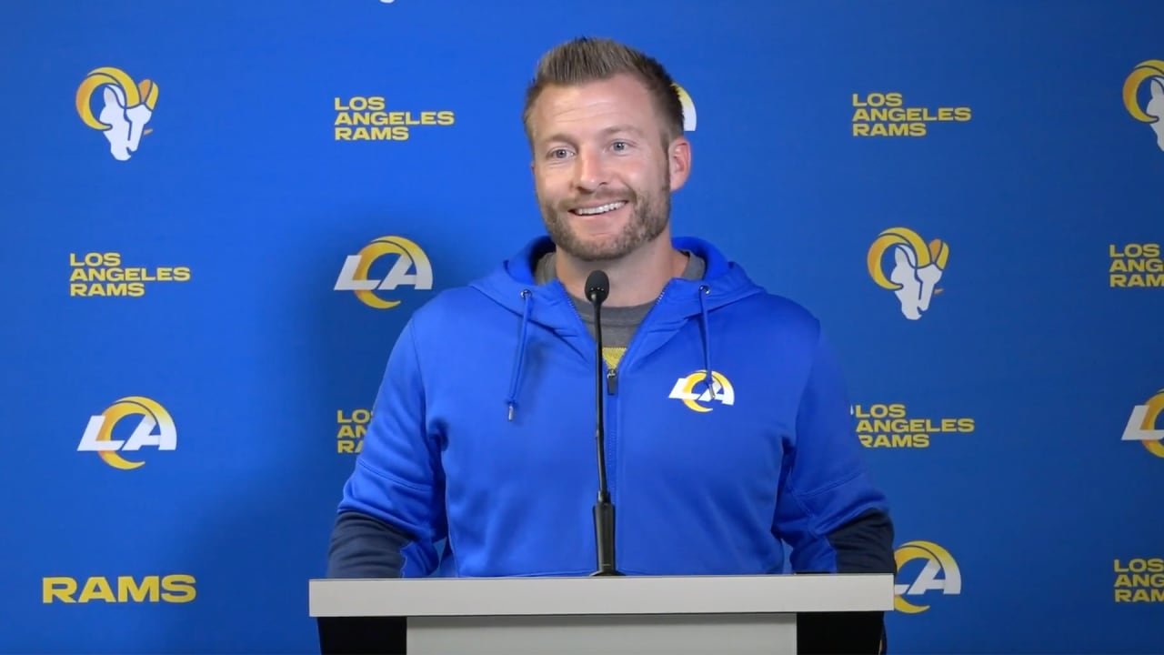 Rams Head Coach Sean McVay Talks Final Injury Updates, Going For It On ...