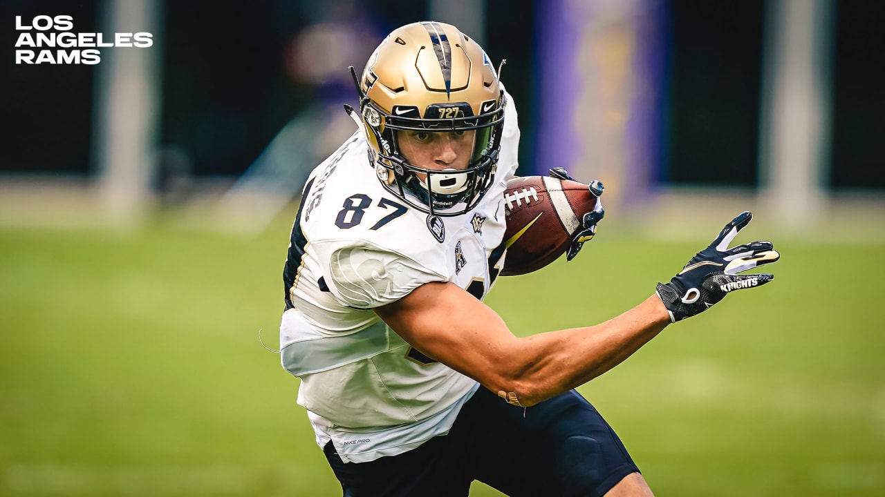 TE Jacob Harris, No. 141 overall pick in 2021 NFL Draft, eager to provide  value to Rams offense and special teams