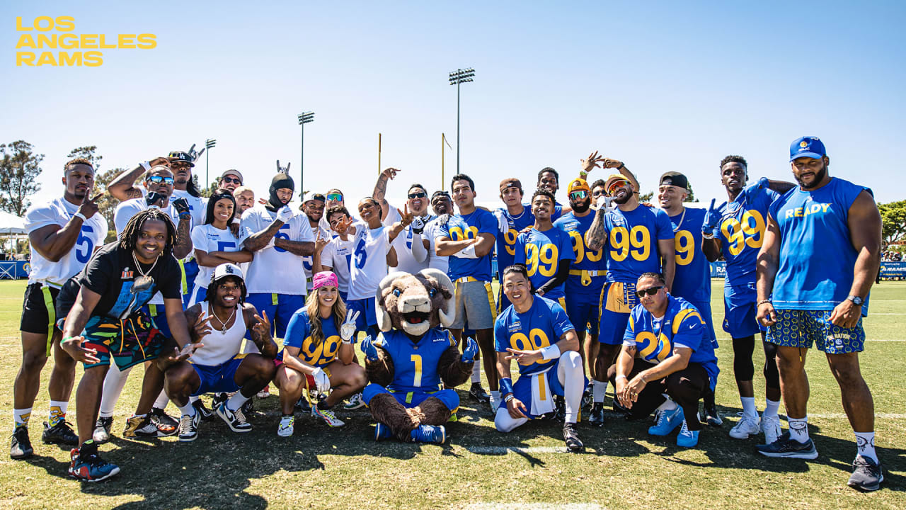 They Called Me The Cheat Code @rams Celebrity Flag Football Game  Today