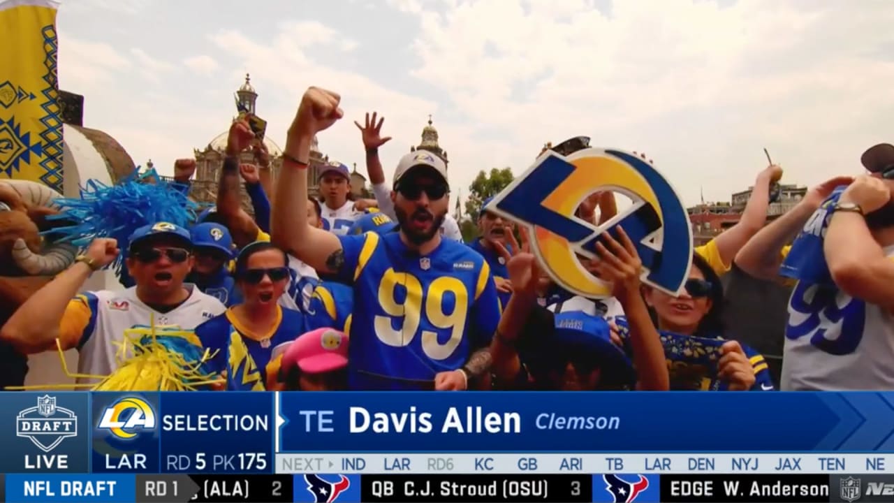 Los Angeles Rams select tight end Davis Allen with No. 175 pick in 2023 ...