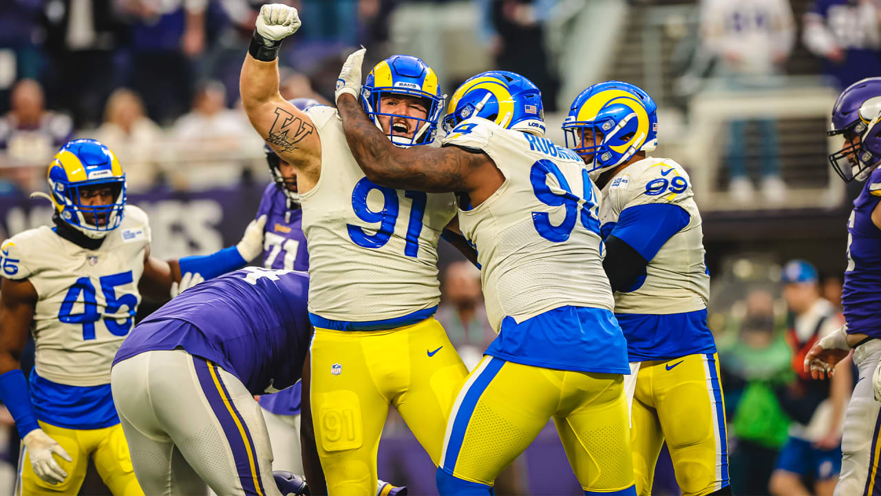 Greg Gaines with a Sack vs. Baltimore Ravens 