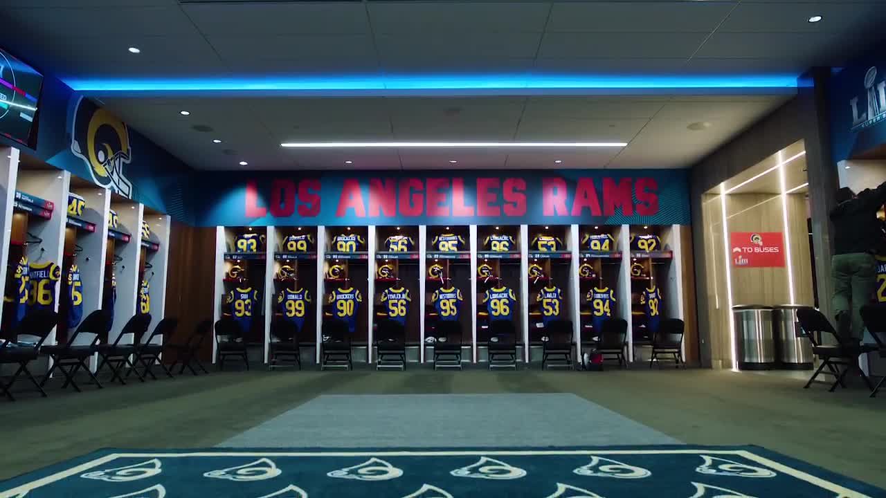 The Locker Room Is Set For Super Bowl Liii