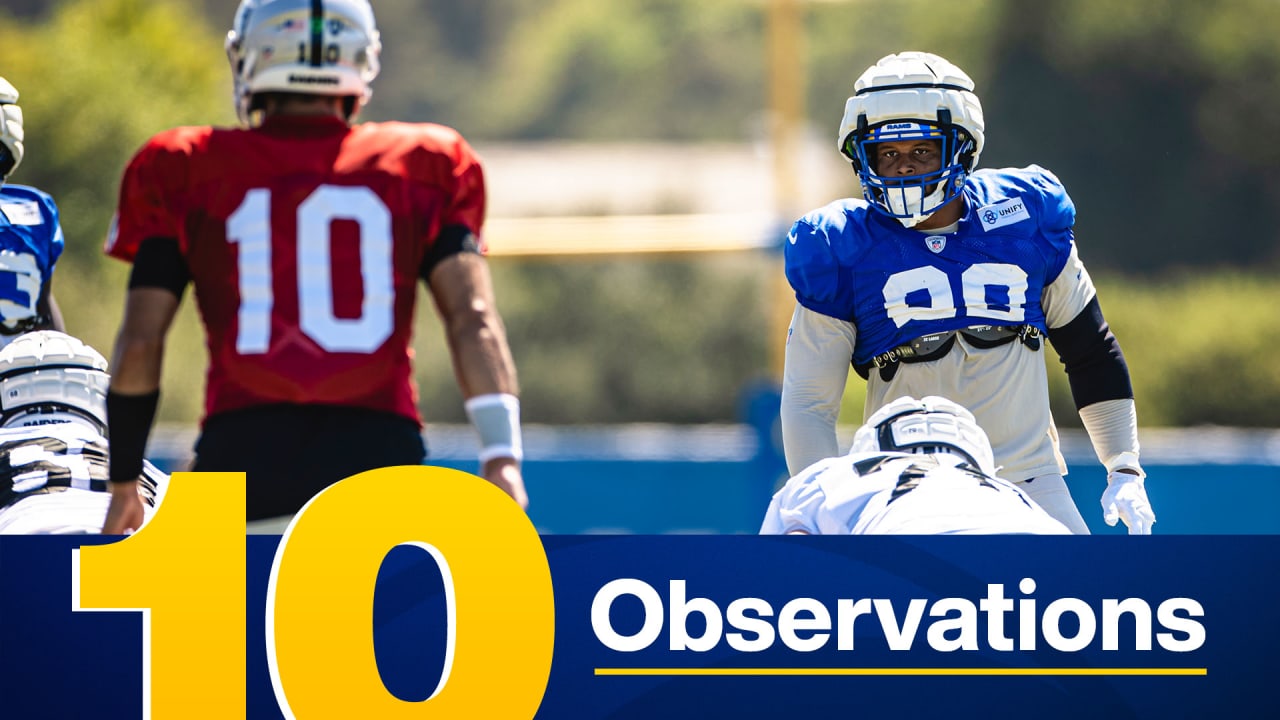 10 Observations from Rams' sixth open 2023 training camp practice: Wide  receivers Puka Nacua and Tutu Atwell shine, plus other notes